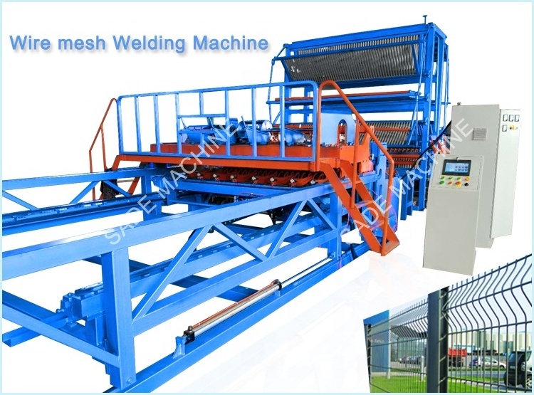 hot sale popular automatic panel wire mesh welding machine Bend fecne making machine