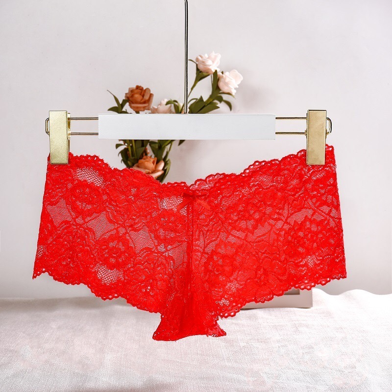 SADI Sexy Lace T-pants Ladies Underwear Mature Transparent Low Waist Panties Young Lace Transparent Panties