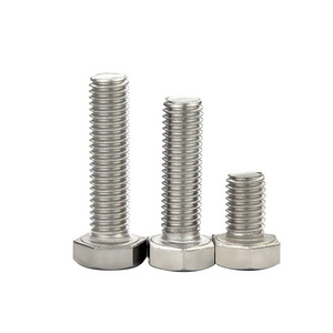 China DIN933 9mm Ss Hex Head Bolt Boulon Pernos Y Tuercas Stainless Steel Din 931 316 12 Hex Bolt M12 x 150 12x90