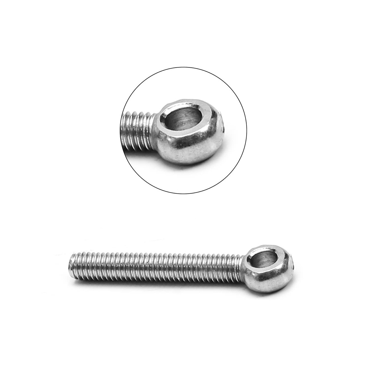 Din444 M13 M6x20mm Stainless Steel Shoulder Lifting Forged Din 444 M4 Swing Fish Eye Bolt M2 Din 444 M8x80m M36