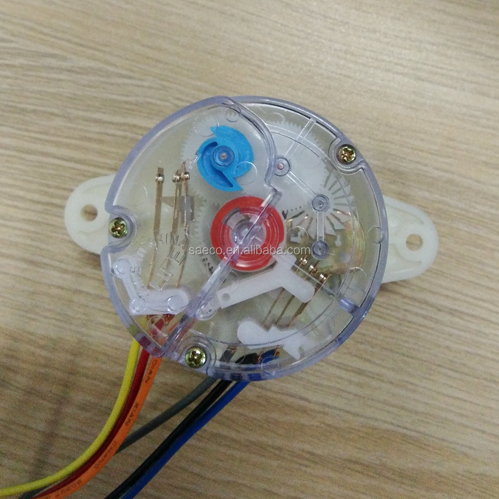 China cixi price original factory 4 wires 15mins wash dxt15 washing machine mechanical timer switch