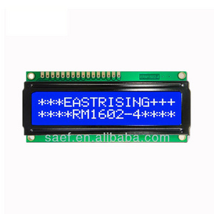 Blue 1602 LCD module mono Characters LCD 16X2 1602 LCD display module 5V