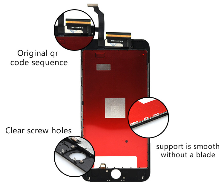 Wholesale High Quality Mobile Phone Parts LCD Display Screen for iPhone 6 Plus, Screen Replacement For iPhone 6  Plus Display