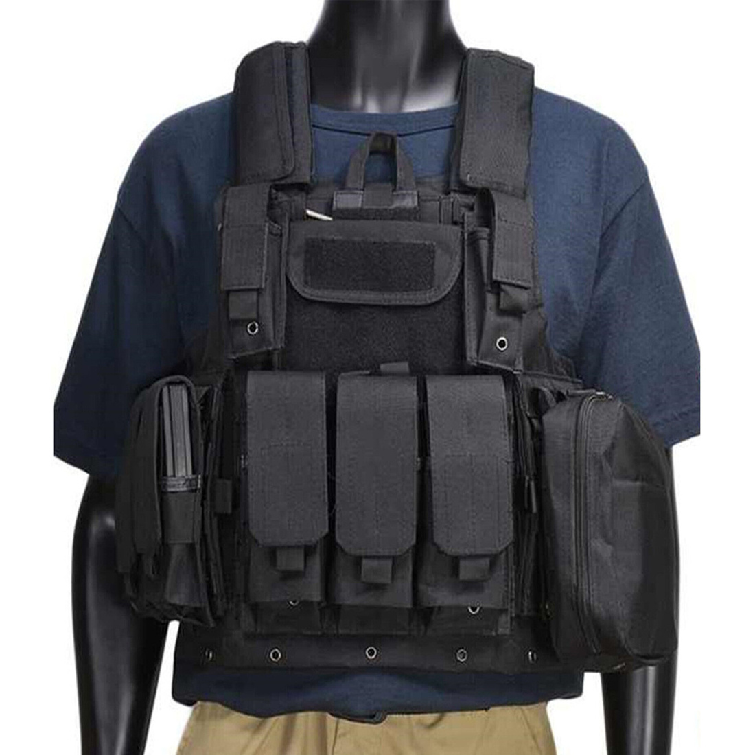 2023 hot Sale Quick Release Tactical hunting black tacticaal vest