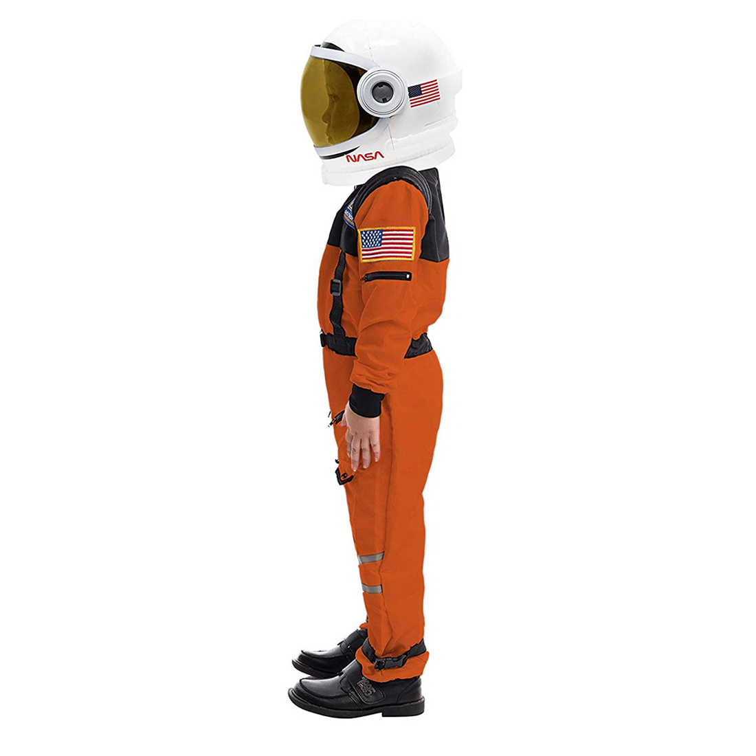 Customize kids high quality Pilot Orange Costume Movable Space Visor Kids