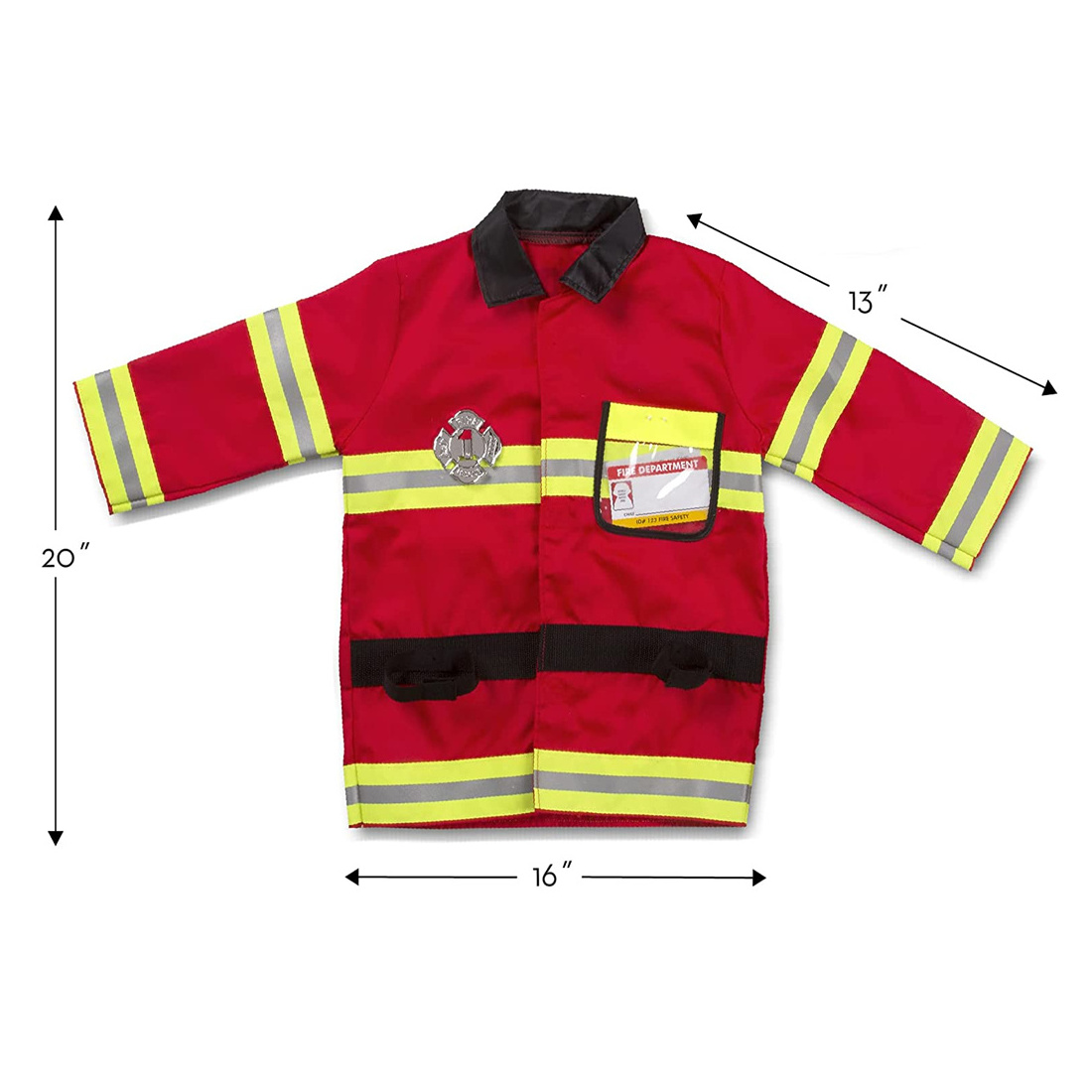 kids costume high quality Fire Chief Role Play Costume Dress-Up Set