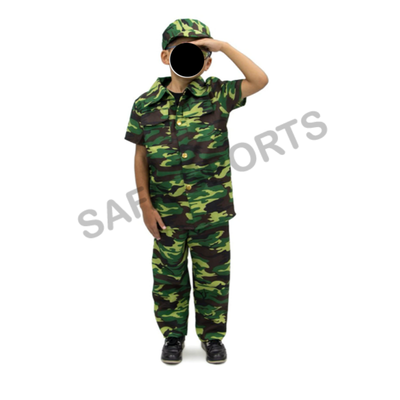 Tactical Commando Halloween Costume, Unisex  Tactical Camo Soldier Uniform Dress Up