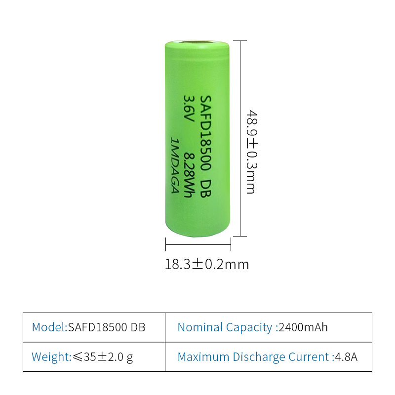 Hot Sale 18650  18490 18500  Lithium Battery 3.6V 3.7v  2400mah  2200mah for Bright Flashlight