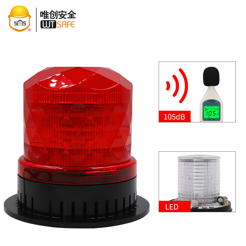 Forklift Warning Strobe Light 18w Led Spot Work Light Red/White/Blue Beam Security Beacon Light