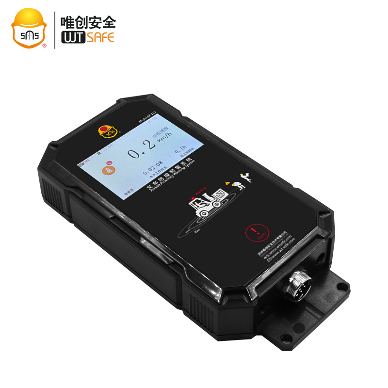 UWB tag based proximity warning forklift pedestrian collision avoidance system