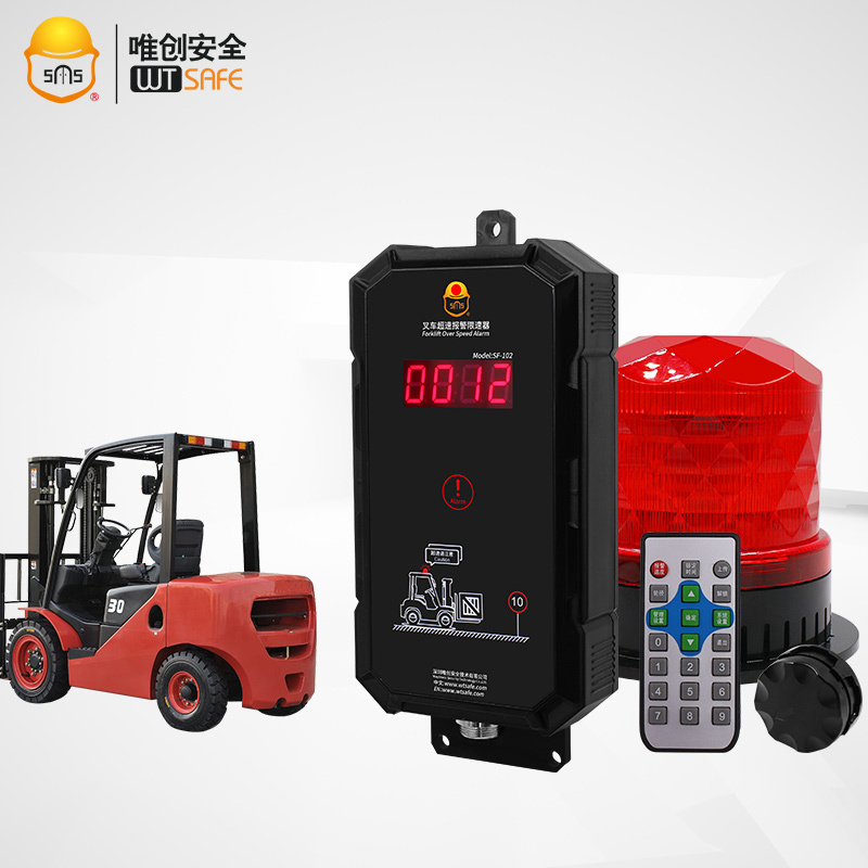 Large vehicle overspeed alarm speed limit alert device gps speed control display forklift speed limiter