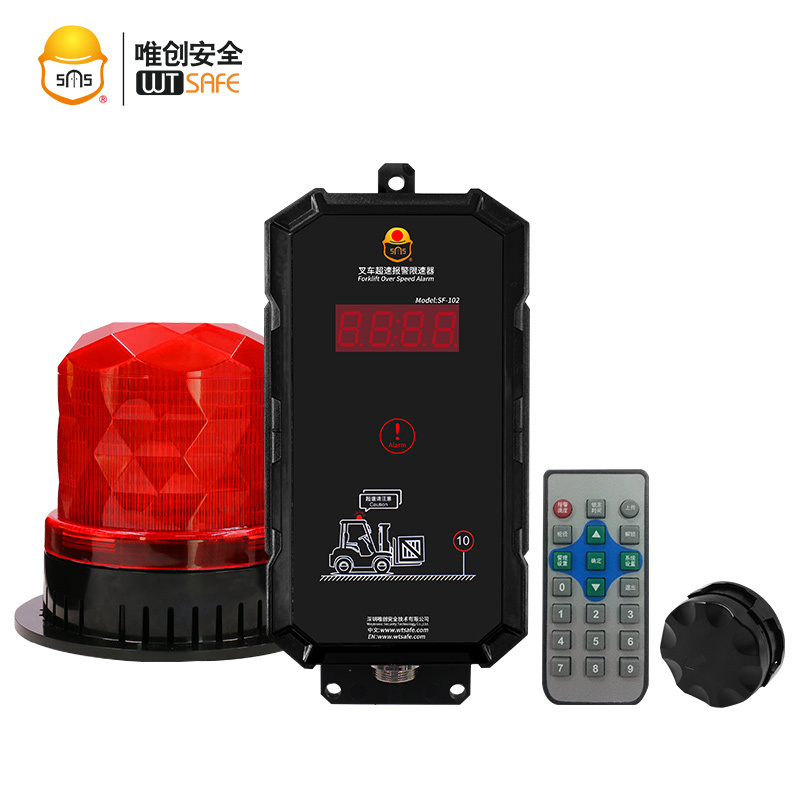 Large vehicle overspeed alarm speed limit alert device gps speed control display forklift speed limiter