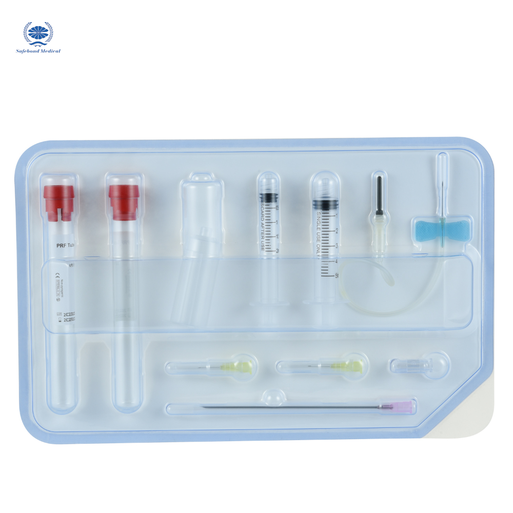 Customized medical PRP tube containing gel and anticoagulant solution collection tube