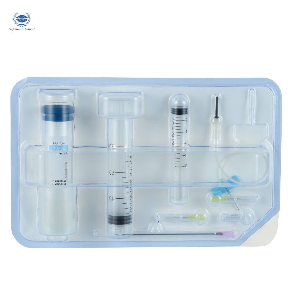 Customized medical PRP tube containing gel and anticoagulant solution collection tube