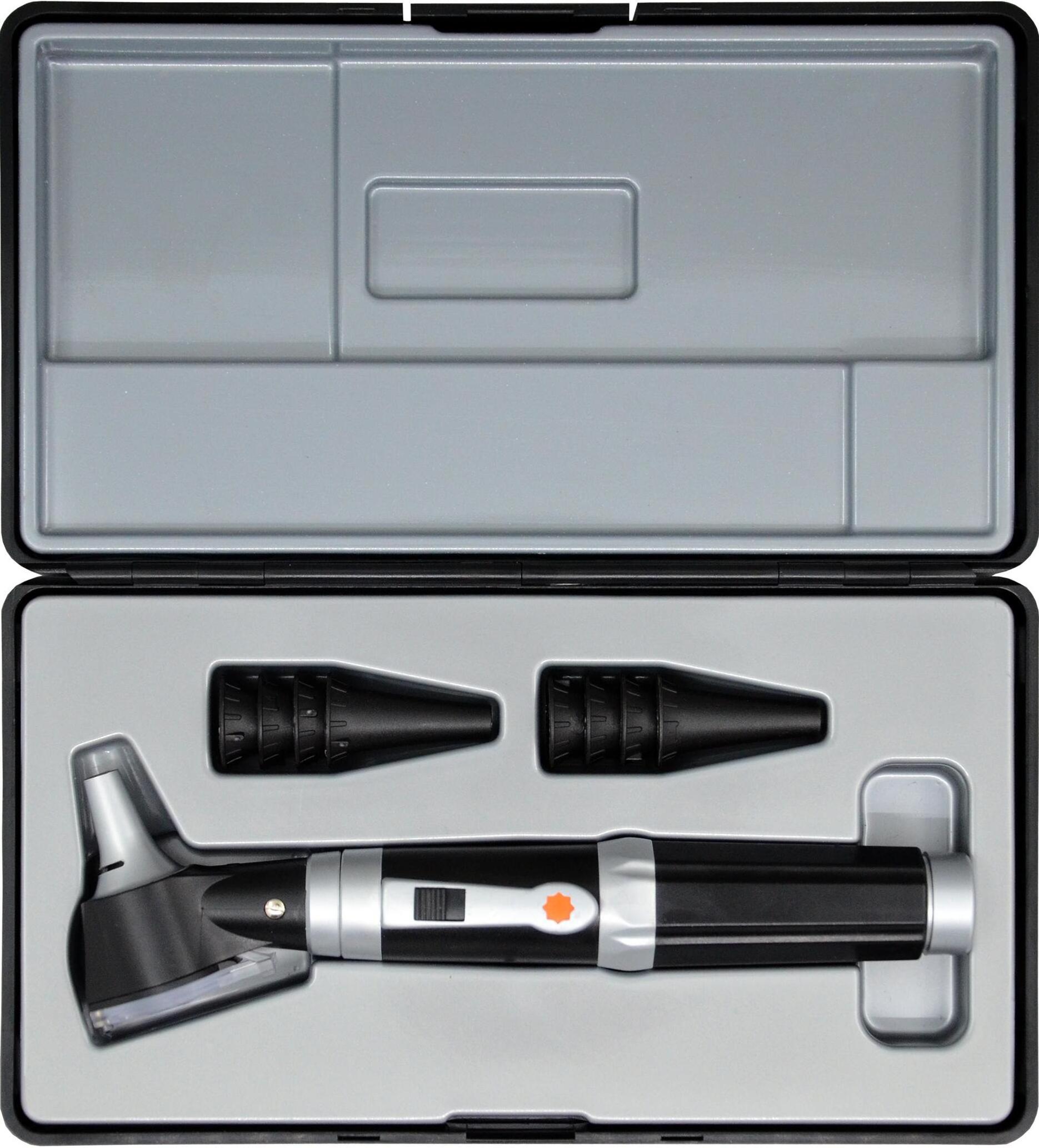 Handheld Portable Medical  LED Fiber Optic Illumination ENT Diagnostic Otoscope/Endoscope Set