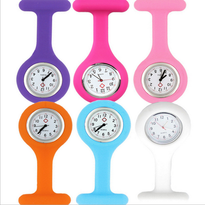 Silicone Brooch Watch Nurse fob Watch Nurse Watch Print