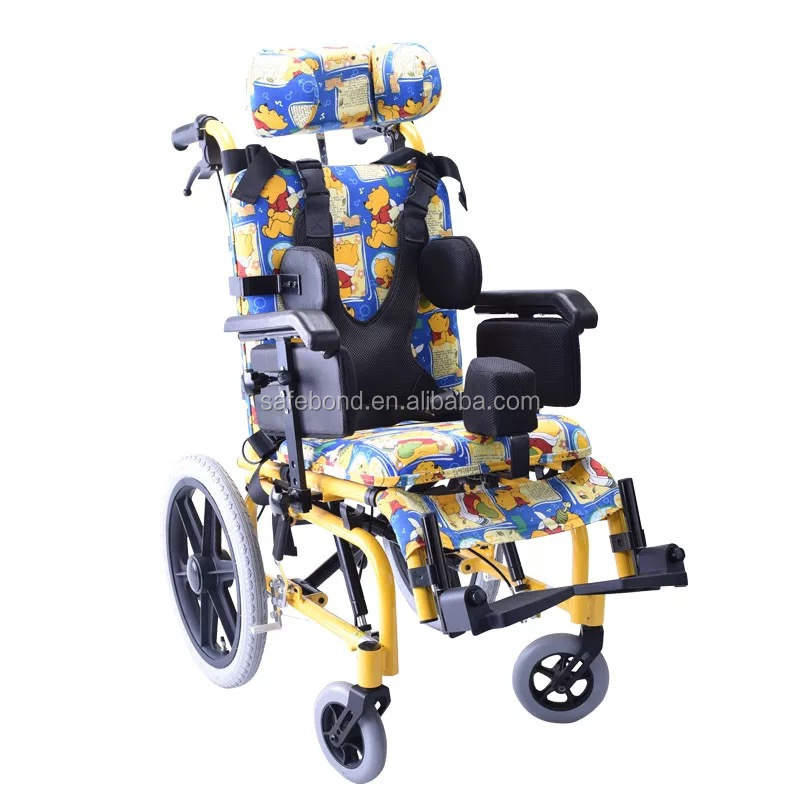 Medical therapy equipment Children cerebral palsy wheelchair safety wheelchair for sale