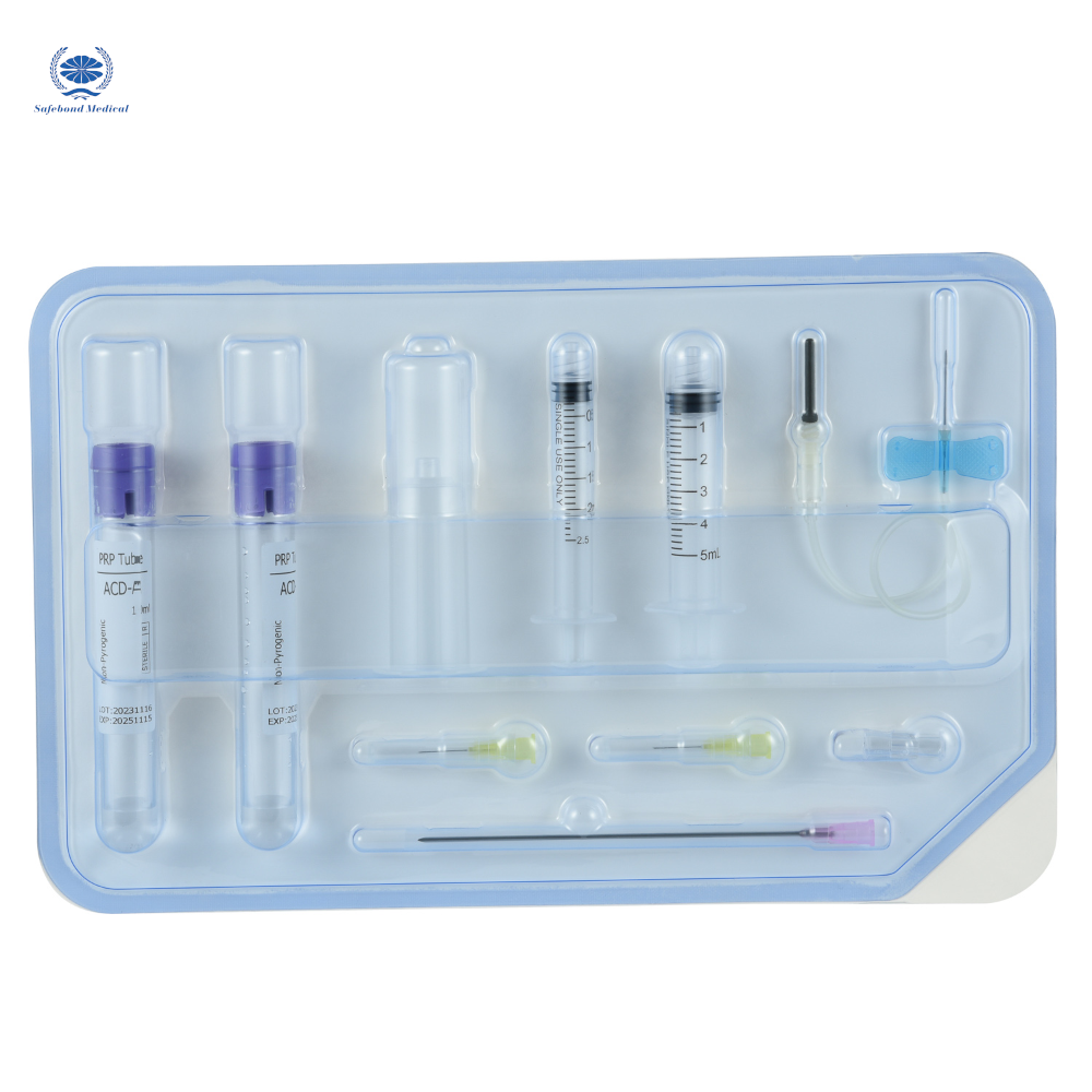 Customized medical PRP tube containing gel and anticoagulant solution collection tube