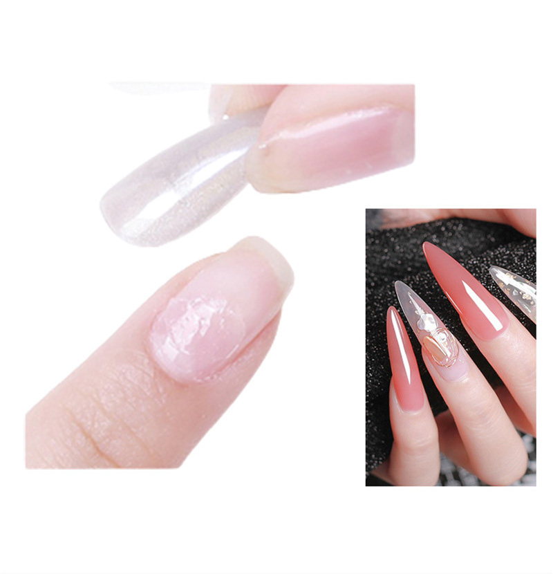 24 grains Transparent Jelly Double-side Tape Label Waterproof DIY double-sided Tape nail art stickers For Press On Nails