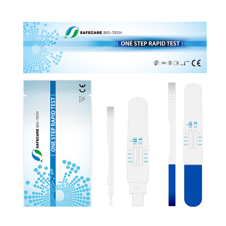 COT AMP BZO THC 6 Drugs Saliva Drugs Test- Rapid Oral Fluid Drugs Test Kit