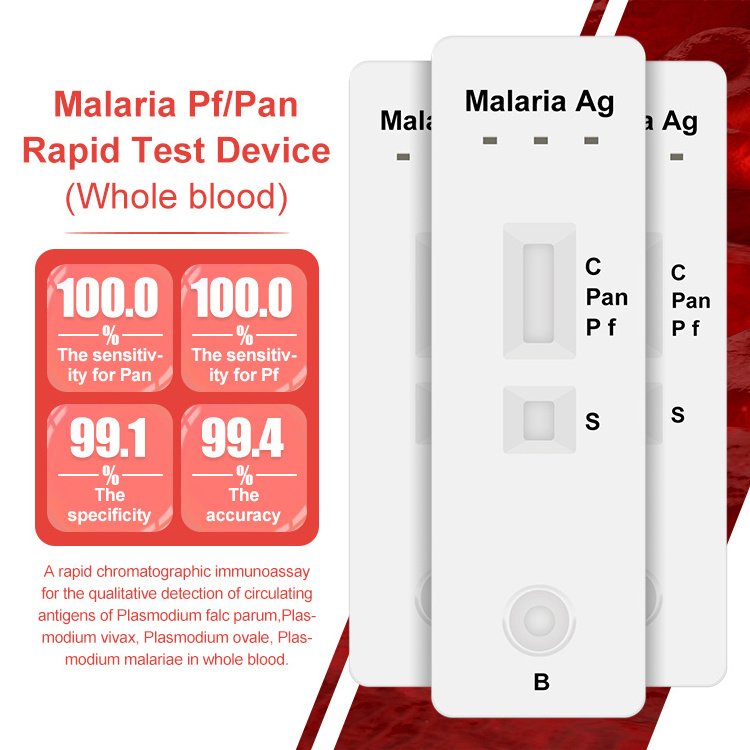 High Accuracy Medical Malaria Diagnostic Rapid Test Kits