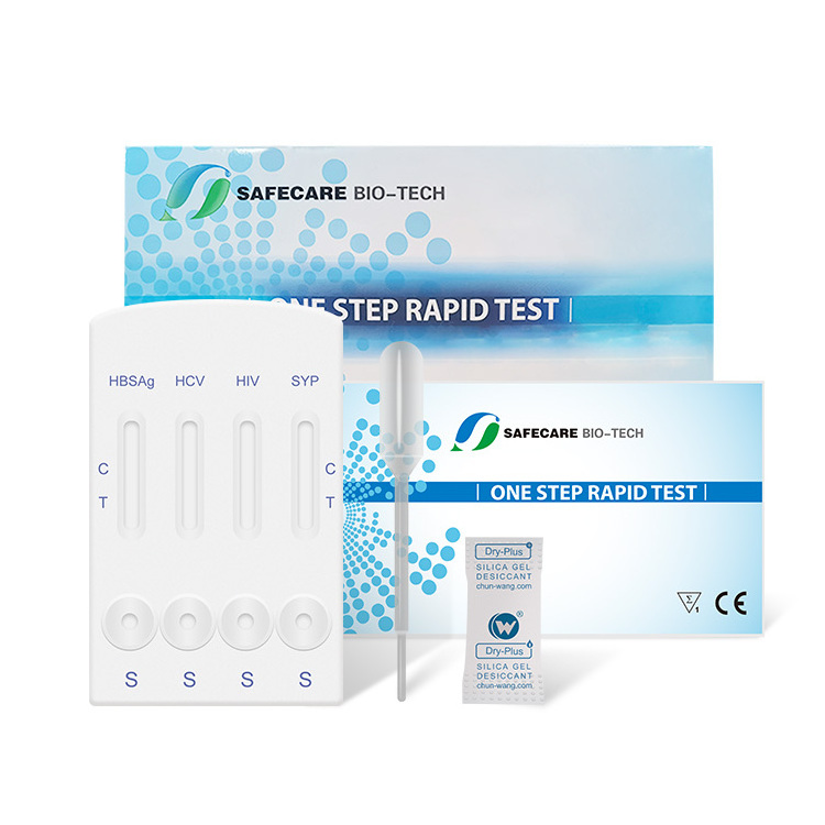 Safecare Medical Colloidal Gold Hiv Hcv Hbsag Syphilis Rapid Test