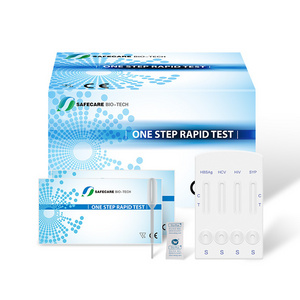 Safecare HIV HCV HBsAg Syphilis Combo Rapid Diagnostics Test Kit