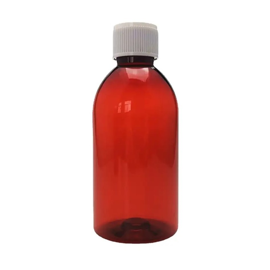 Wholesale 12 OZ Cough Syrup Measuring Round Oral Liquid Medicine Bottle