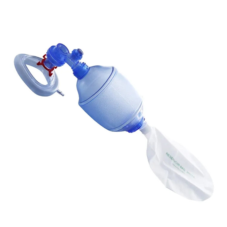 First aid Factory Medical Resuscitator Ambu Valve Bag Valve Mask Adult PVC Manual Resuscitator