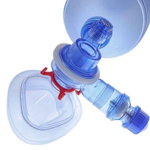 First aid Factory Medical Resuscitator Ambu Valve Bag Valve Mask Adult PVC Manual Resuscitator