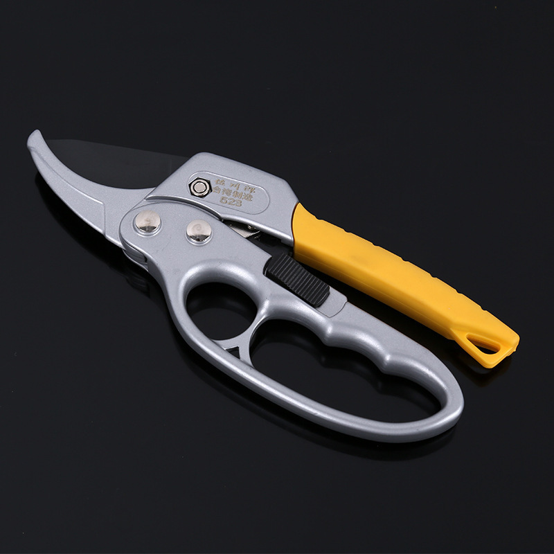 Wholesale Anti-slip Grip High Carbon Steel Garden Manual Hand Bypass Pruning Shearing Scissors Gardening Pruner Shears