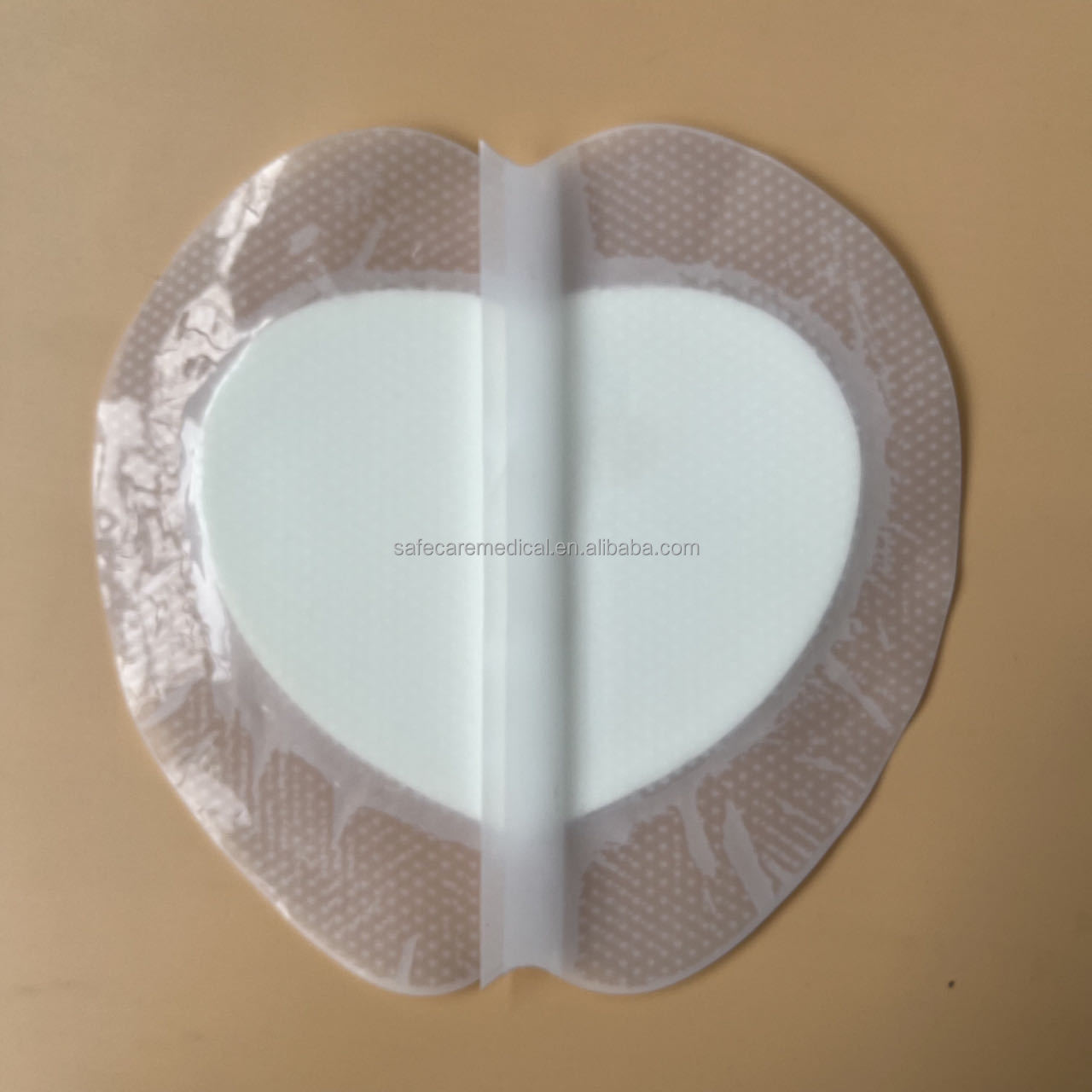 Medical-grade Silicone Foam Dressing with Border 18cmx18cm Sacrum Wound Healing Dressings