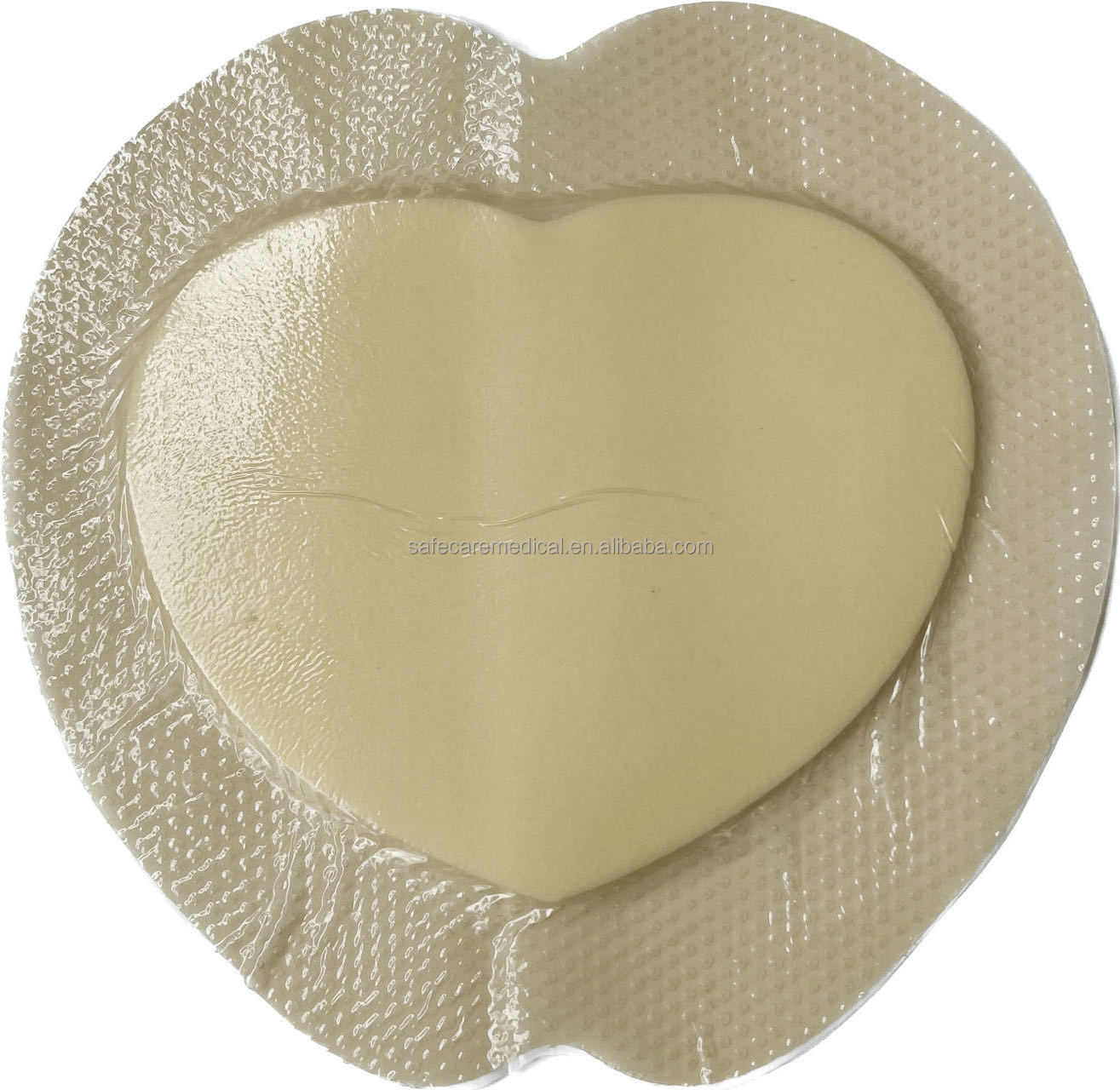 Medical-grade Silicone Foam Dressing with Border 18cmx18cm Sacrum Wound Healing Dressings