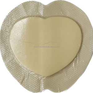 Medical-grade Silicone Foam Dressing with Border 18cmx18cm Sacrum Wound Healing Dressings