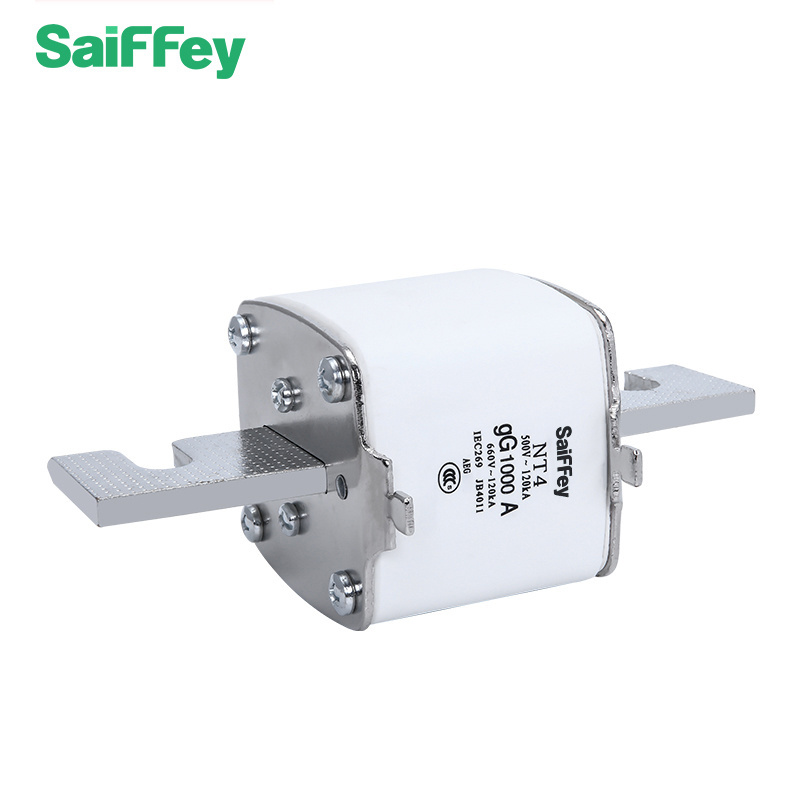 Saiffey Blade Fuse AC NT4 1000A Fuse Disconnect Switches Low Voltage Ceramic Fuse Link