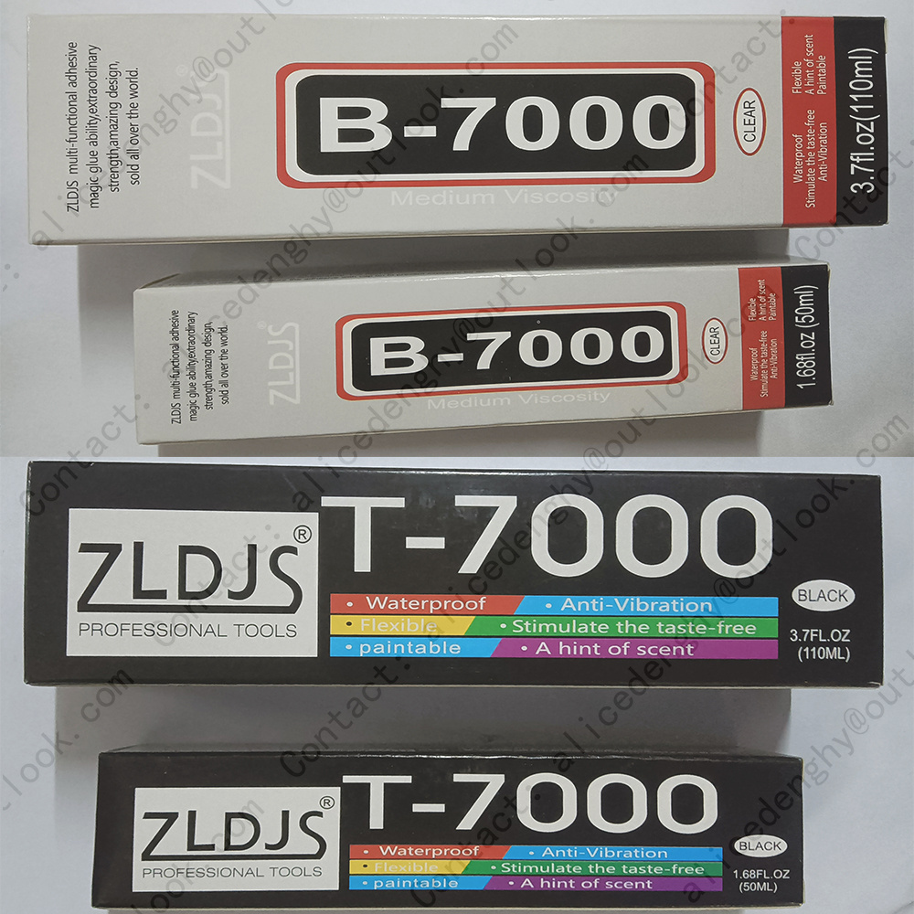 Zhanlida ZLDJS Series Glue -ZLDJS B-6000  B-7000  T-7000(Black)  T-8000   E-8000 50ML 110ML