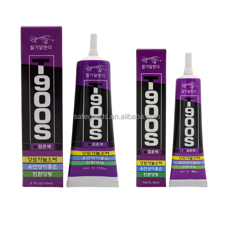 Zhanlida T9000S 110ML Black Contact Adhesive Repair Glue With Precision Applicator Tip - 110ML T9000S  Glue Adhesive