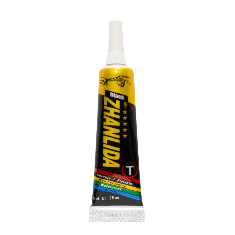 Zhanlida T Hard Settings Contact Adhesive Universal Repair Glue With Precision Applicator Tip - 15ML T Glue Adhesive