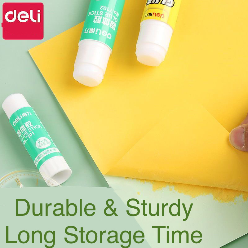 Deli Glue Sticks Solid Glue for Students Kindergarten Kids Crafts Non-Toxic Sticky Glue