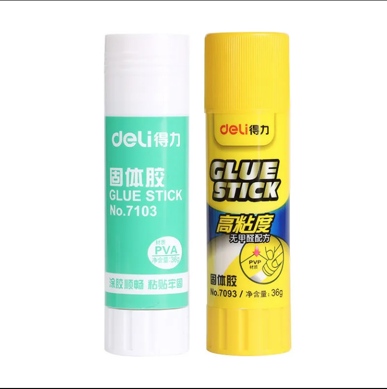 Deli Glue Sticks Solid Glue for Students Kindergarten Kids Crafts Non-Toxic Sticky Glue