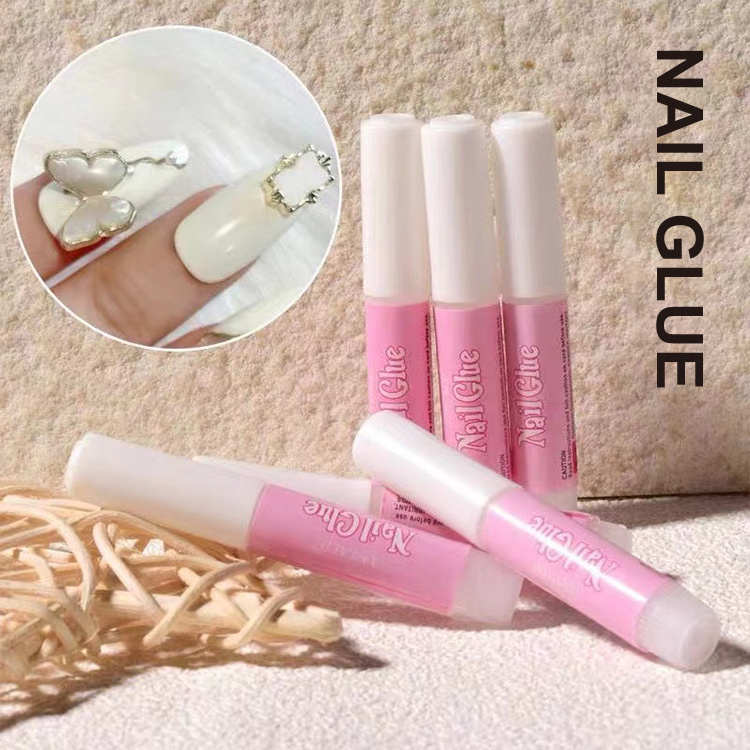 Nail Glue 2g Small Glue Long Lasting Firm Powerful Quick Drying Sticky Nail Jewelry Drill Mini Decoupage Glue