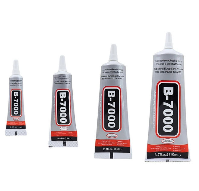 BU LAI EN B7000 Transparent Contact Phone Repair Adhesive Universal Glass Plastic DIY Glue B-7000 With Precision Applicator