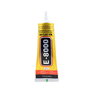 BU LAI EN E8000 Clear Contact Phone Repair Glue 15ML 50ML 110ML  Fibre Cloth DIY Metal Wood Glue With Precision