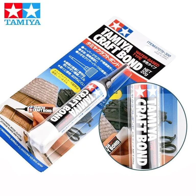 TAMIYA 87078 20g Scenario Model Glue 3G Model Puzzle Accessories For Paper Wood Fabric Leather