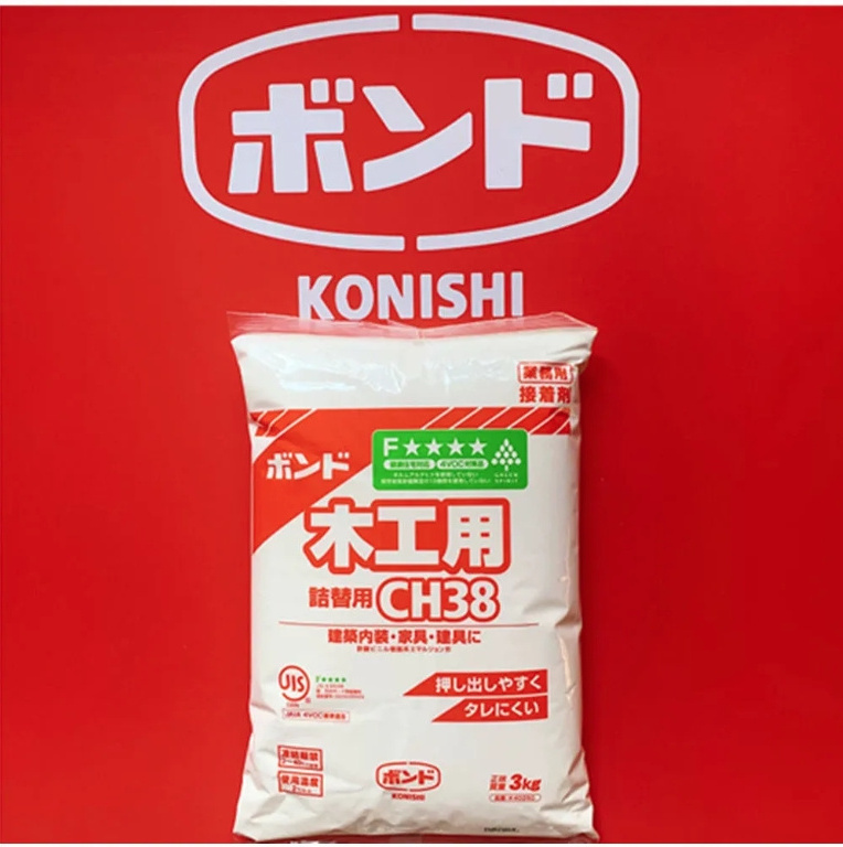 CH38 JAPAN Konishi Glue 3KG KONISHI White Latex Woodworking White Glue Slime Crystal Clay KONYBOND