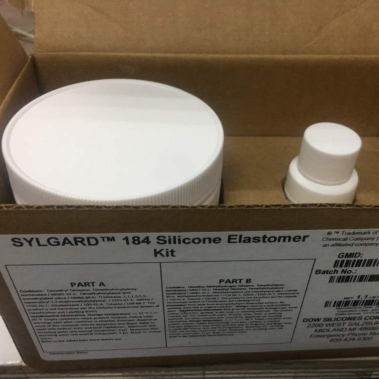 American Dow Corning DC184 PDMS Optical Glue Dow Corning 184 Clear Polydimethylsiloxane Flexible Potting Adhesive 550g 1.1kg