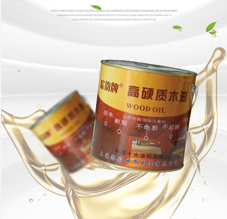 300ML 1L 2.5L Antiseptic Wood Oil Solid Wood Color Waterproof Transparent Non-Wood Wax Oil Carbonized Wood Paint