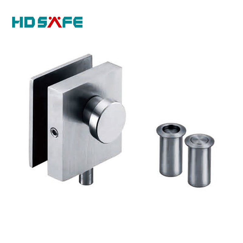 stainless steel latch for sliding glass door, glass door floor lock in China