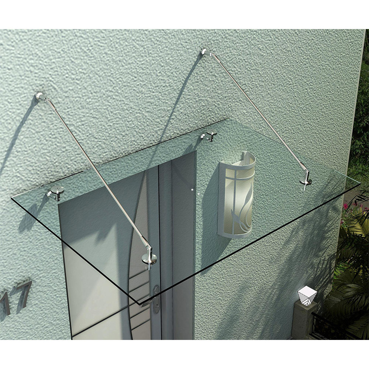 Wholesale Durable Glass Canopy Hardware Glass Awning For Windows And Door