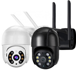 Black or White ICsee A8 cheap smart camera security ptz wifi ip outdoor camera 2mp 4mp OEM ODM